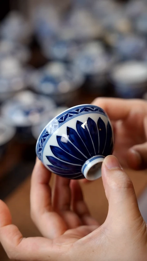 菊瓣鸡心杯11111111111