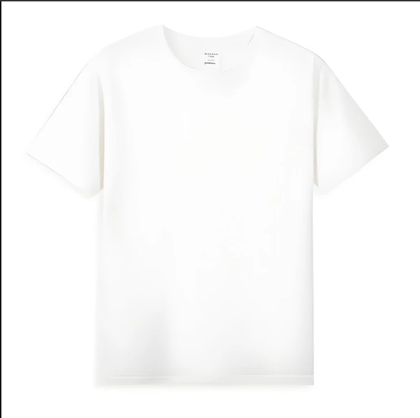 5868 高端休闲纯白短袖