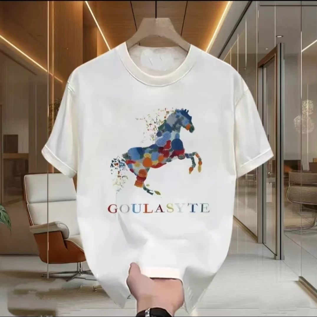 【100%纯棉】上新男款时尚休闲百搭潮流短袖t恤春夏圆领显瘦半袖