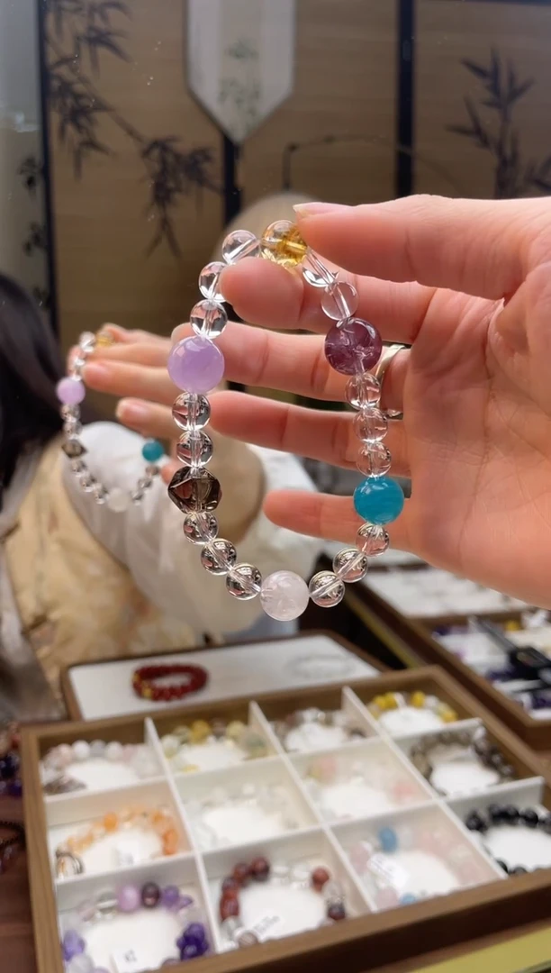 【闪购商品】水晶手链合金白水晶