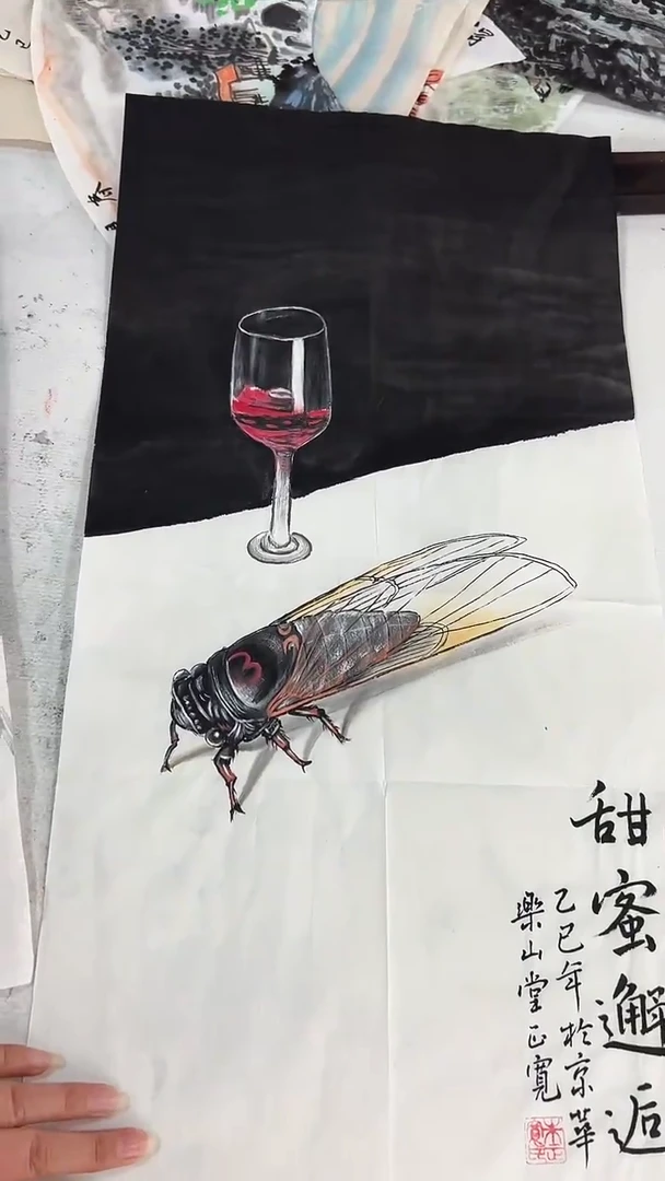 国画直播福利/国画/花鸟