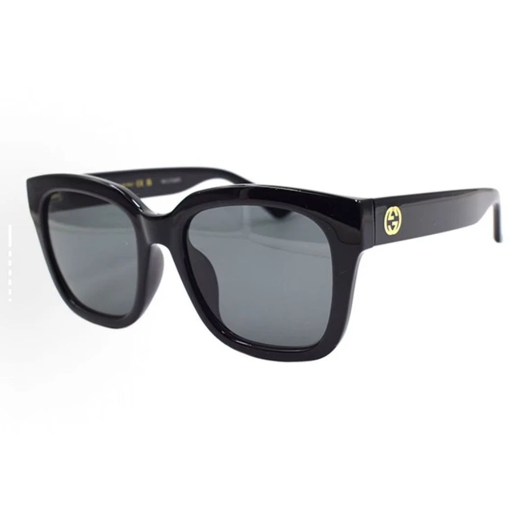 GUCCI/古驰(香港发)侧面双G标志 太阳眼镜 女款 DD黑色