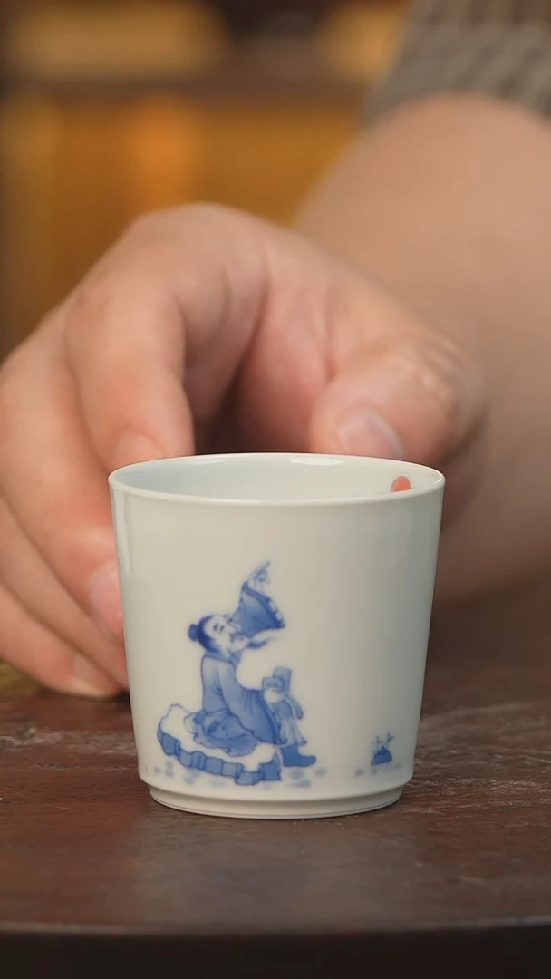 景德镇手工手绘杯