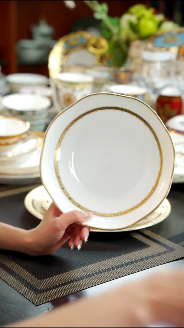 瓷片8英寸菜盘1个