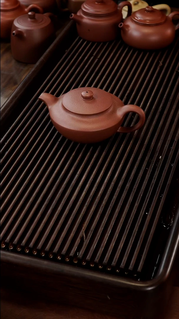 【闪购商品】紫砂茶壶半手工紫泥汉扁