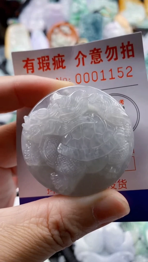 翡翠未镶嵌吊坠(不含链)1