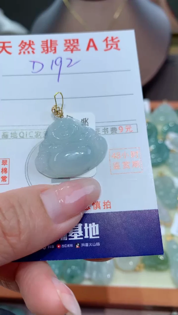 【闪购商品】翡翠颈饰未镶嵌天然缅甸a货翡翠