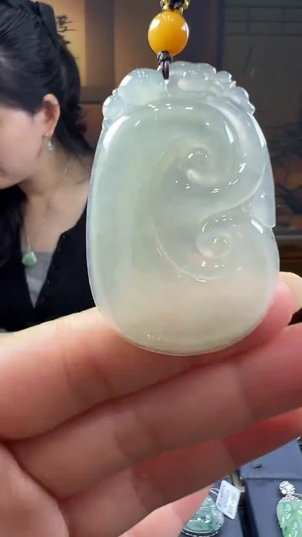 未镶嵌挂件翡翠如意