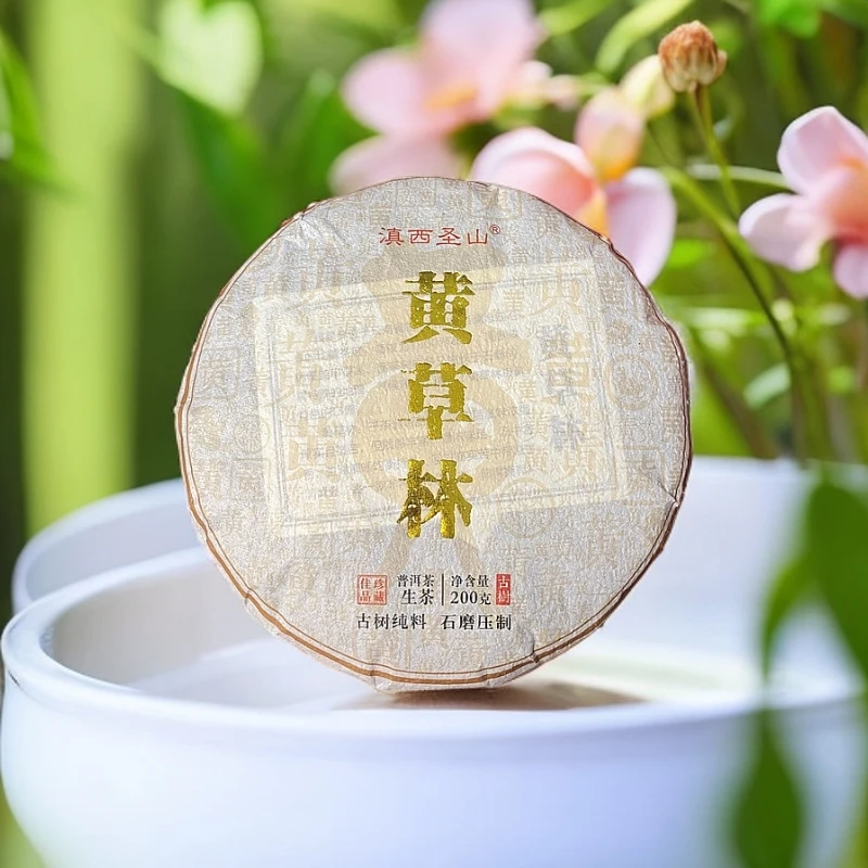 玉珍 2023年黄草林 普洱生茶200克/饼