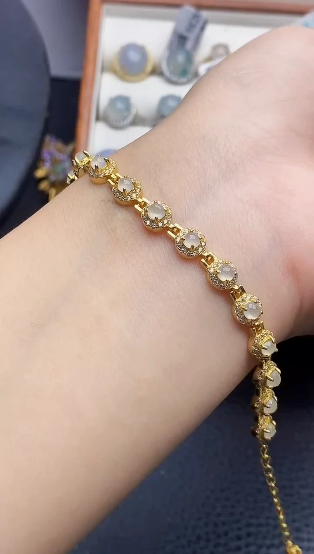 银S925镶嵌戒指翡翠1599