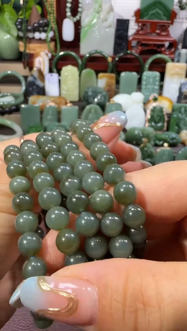 和田玉未镶嵌挂件2【宏钰0713】手串8mm多样发一