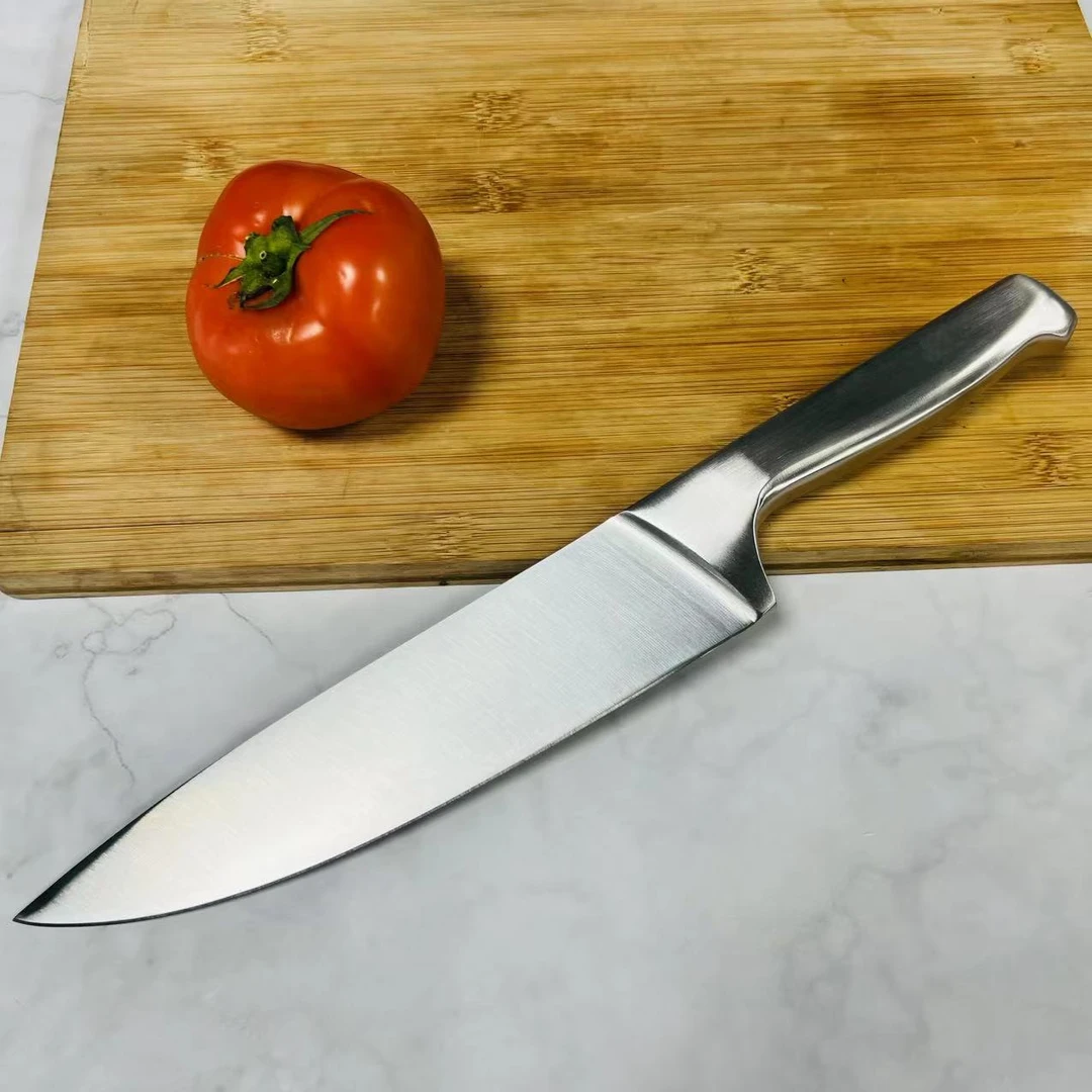 全钢厨师刀家用切菜切肉刀不锈钢削皮万用刀厨房用刀具870