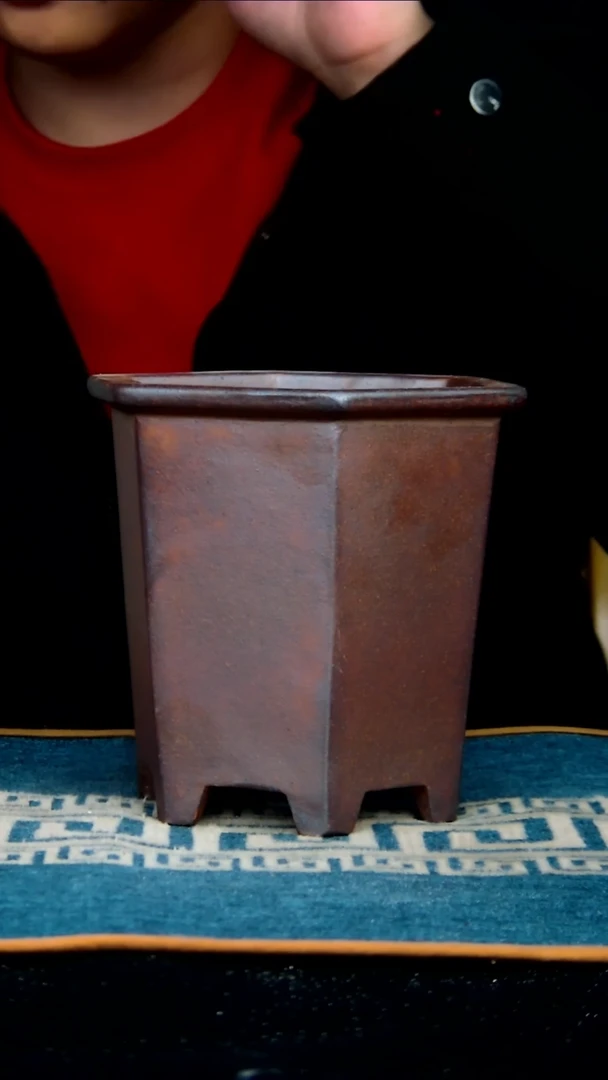 【闪购商品】紫砂花盆12*11*12内径紫砂花盆