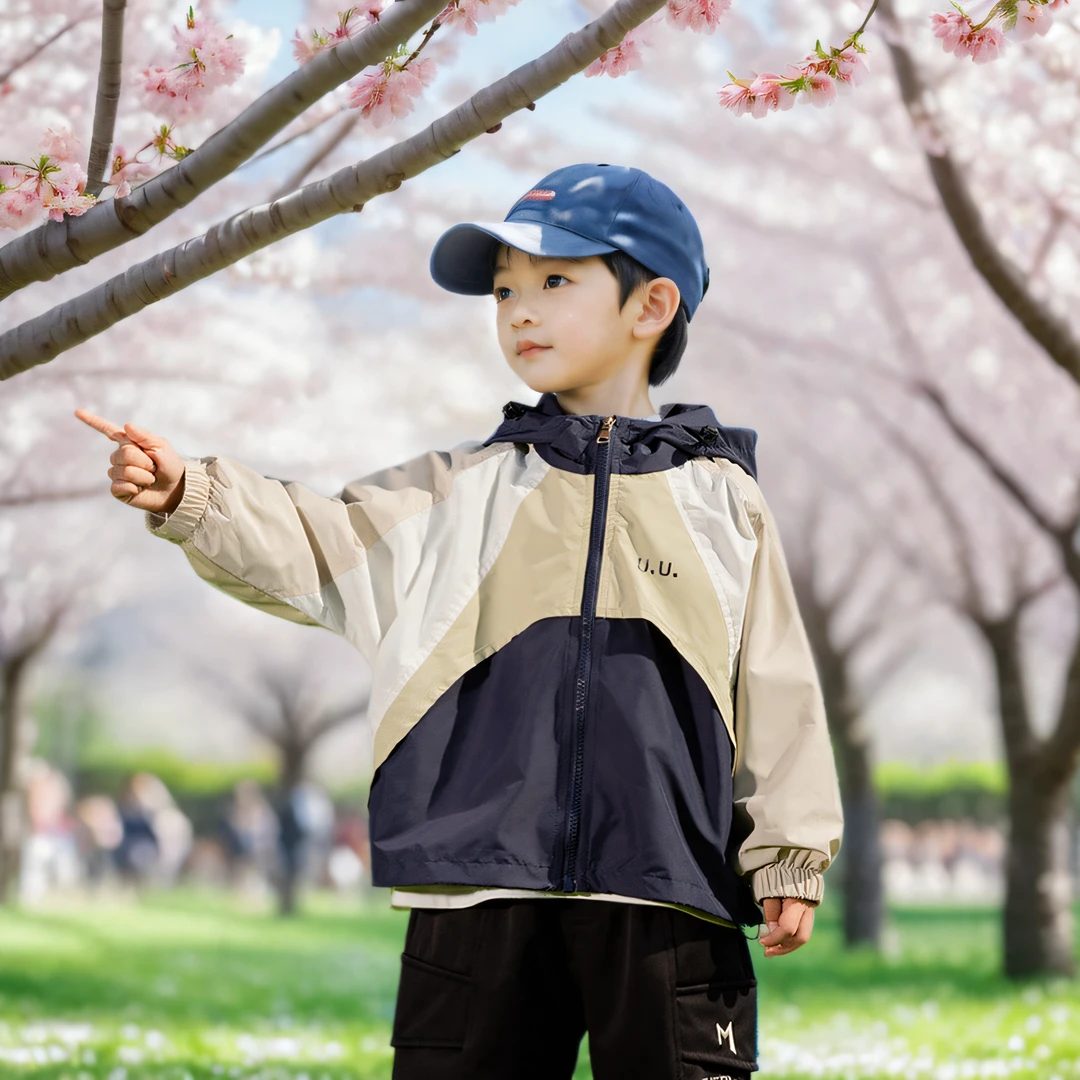 童装2025新款男童外套春秋款儿童宝宝秋装冲锋衣小男孩子秋季衣服