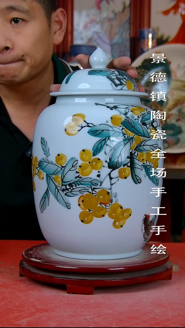 摆件景德镇陶瓷 全场手工手绘1