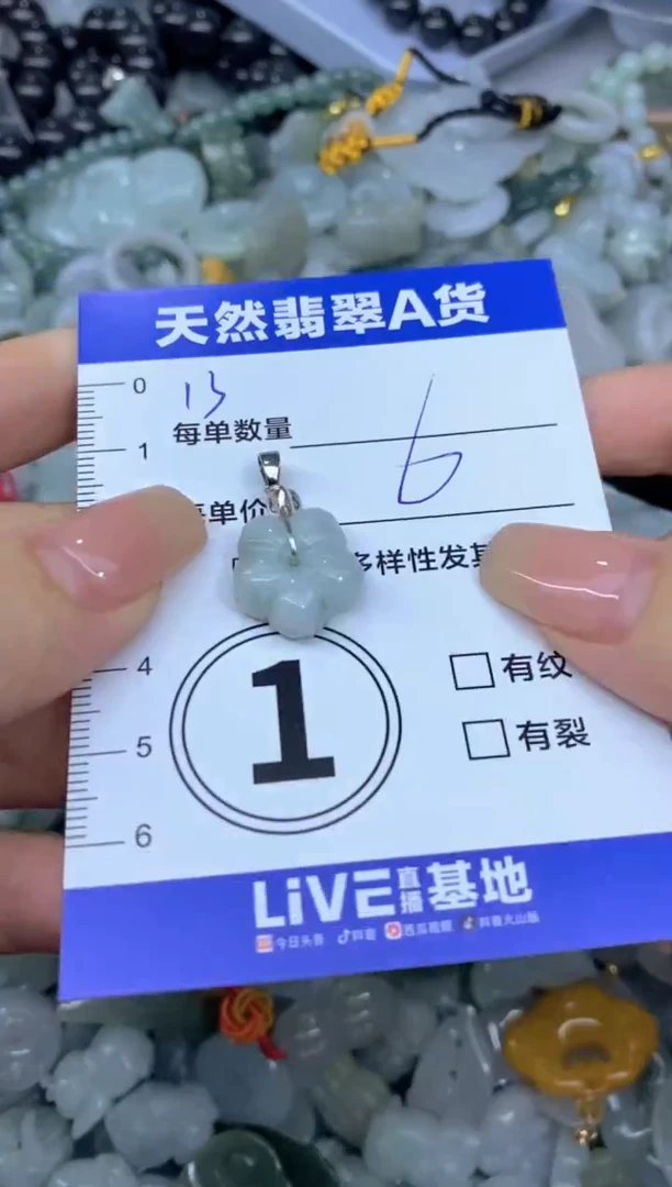 颈饰未镶嵌翡翠天然翡翠A货批量多样性发一件