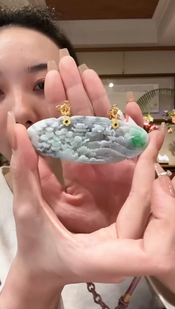 【闪购商品】翡翠颈饰未镶嵌国风