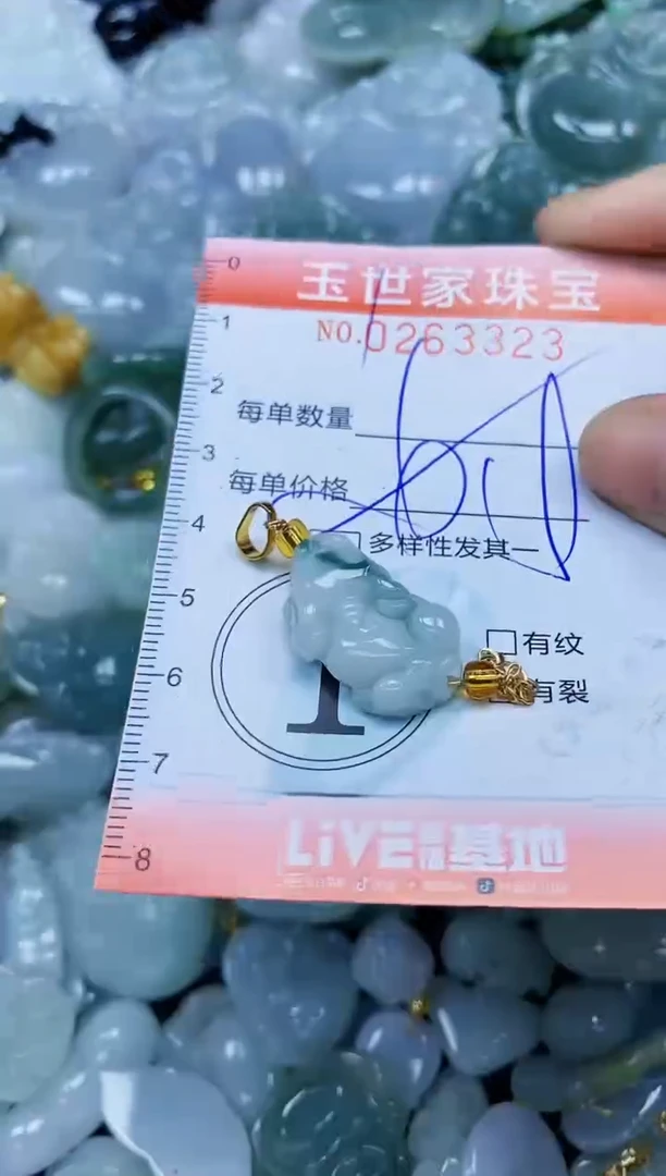 翡翠未镶嵌颈饰闪购0263323多样性发其一