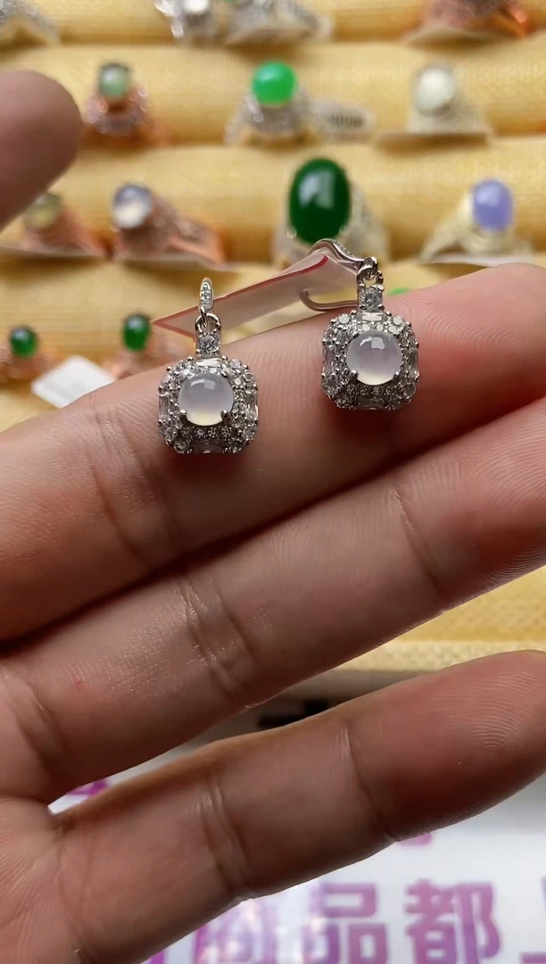 【闪购商品】翡翠戒指银S925镶嵌0000