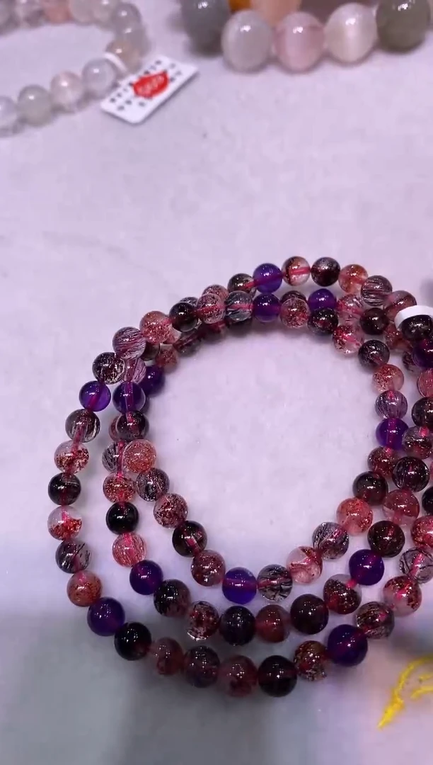 未镶嵌手链水晶多样性发其一超七多圈5.5+