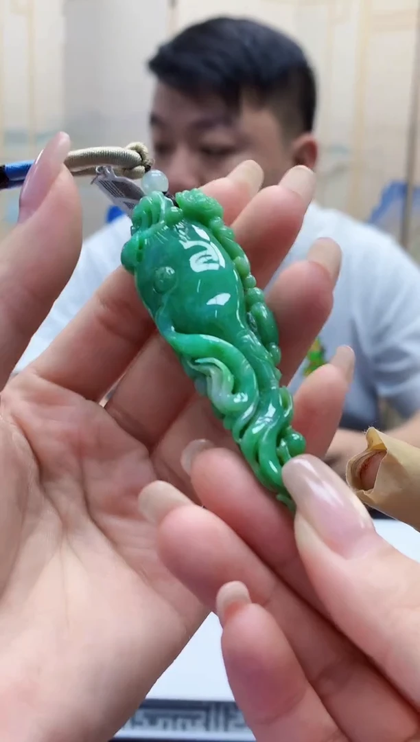 定制翡翠未镶嵌4925lr-毛货挂件48