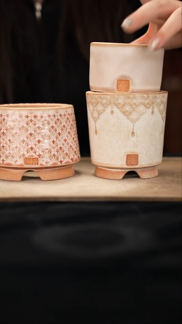 口径花盆-10-25-285一组三个默认有瑕