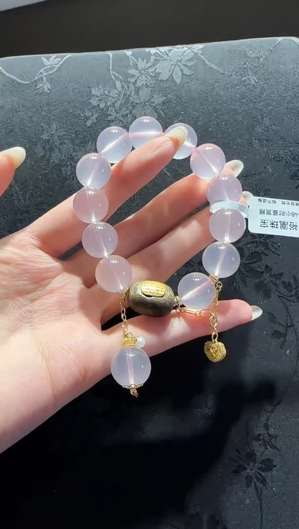 【闪购商品】水晶手串未镶嵌粉水晶手串设计款