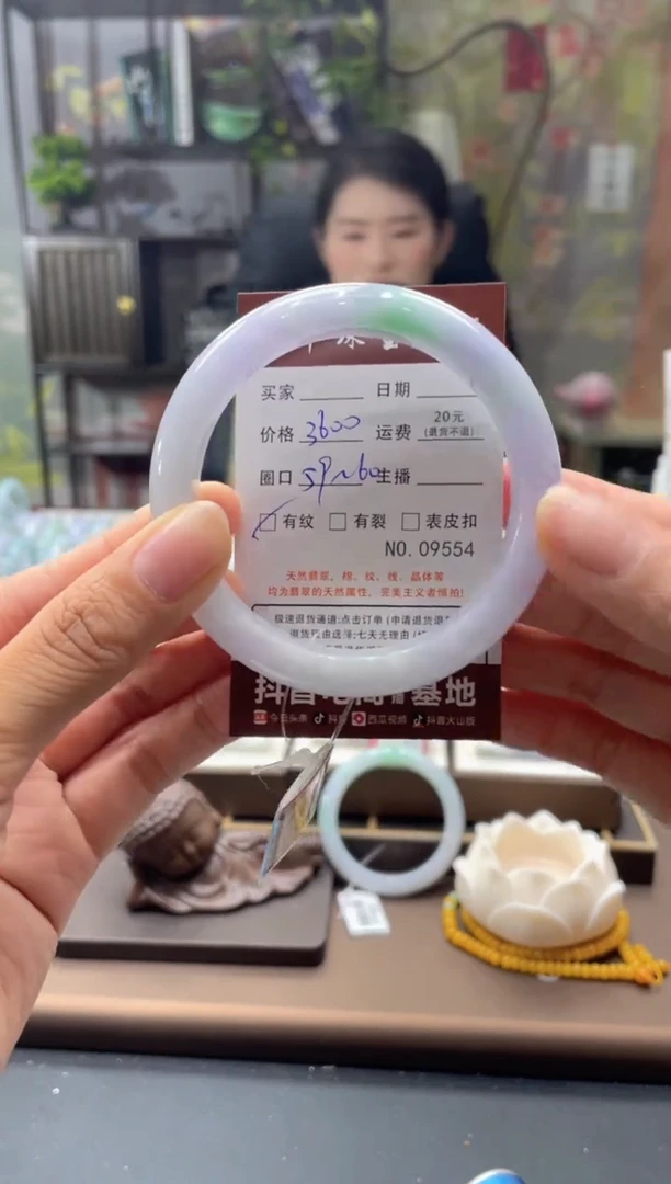 未镶嵌手镯翡翠09554***