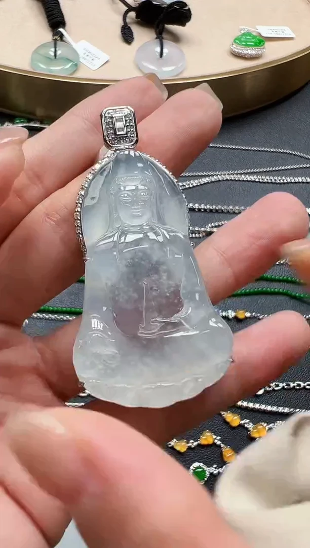 颈饰18K金镶嵌翡翠KYZI1002-001