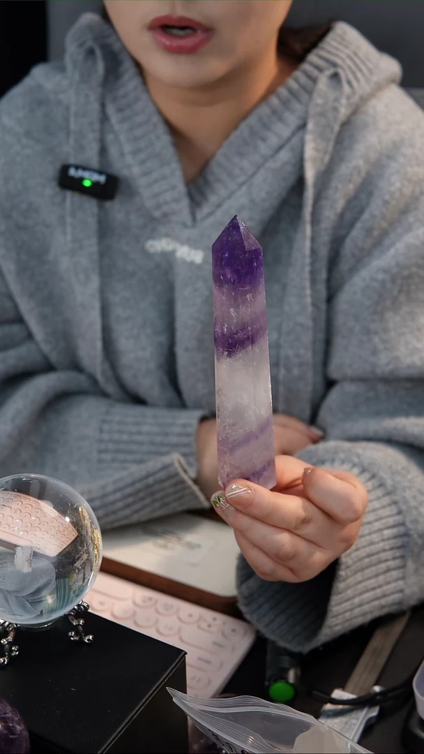 【闪购商品】紫晶柱未镶嵌紫晶95