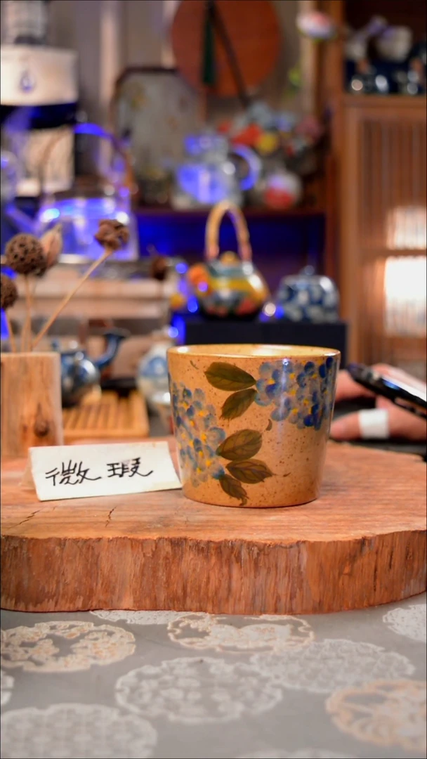 【闪购商品】摆件绣球花手工手绘手工手绘