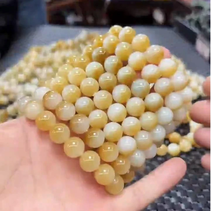 【老郑家】和田玉手串 约11mm+ (多样性发一件）