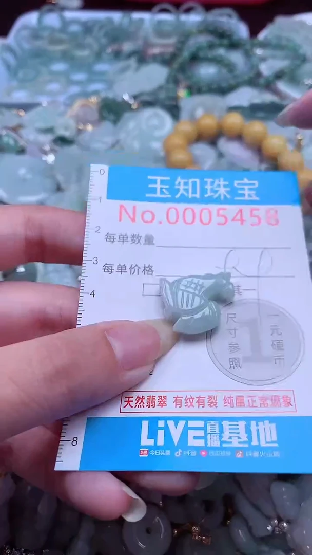翡翠未镶嵌吊坠(不含链)5458