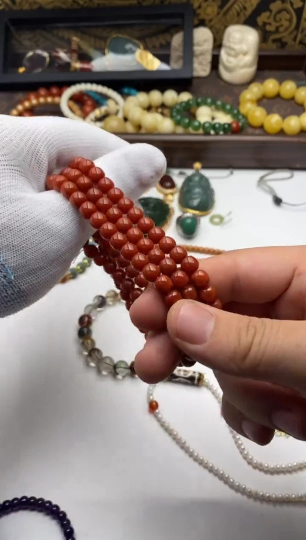 未镶嵌手串南红玛瑙南红108手串