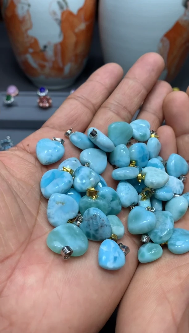 【闪购商品】针钠钙石（海纹石）颈饰未镶嵌W23（随机性发货只发一单）