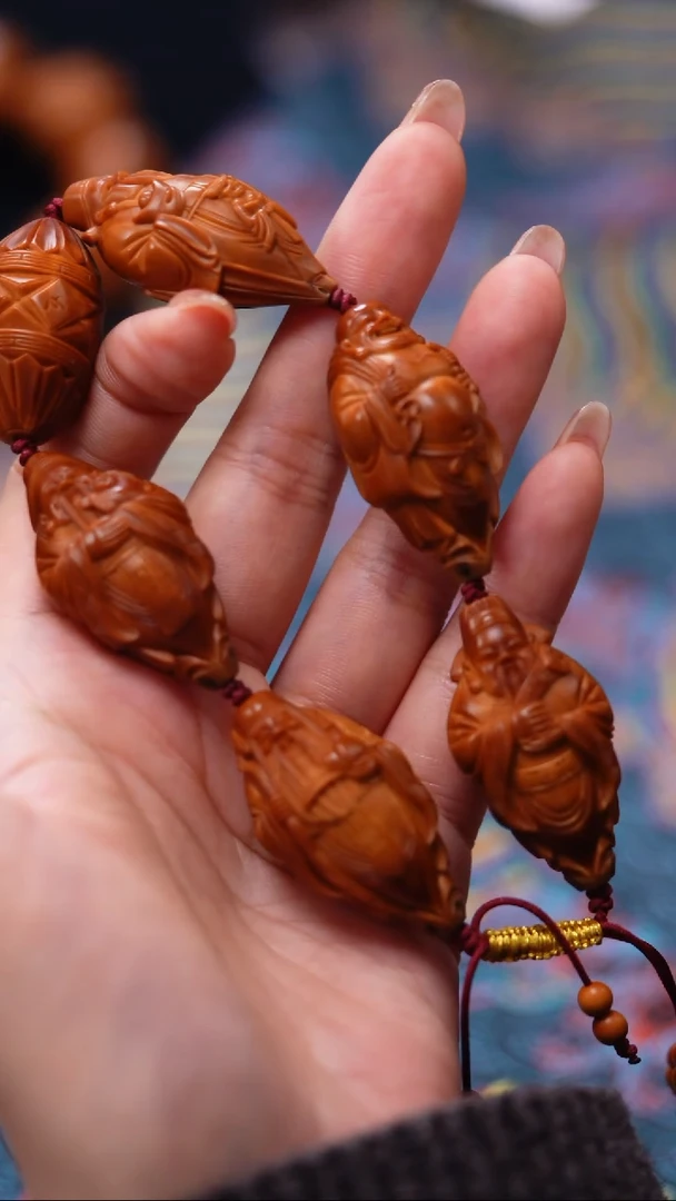 手串/手链橄榄核用****3五福临门