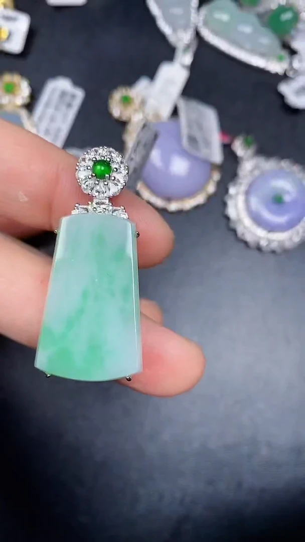 银S925镶嵌戒指翡翠2880