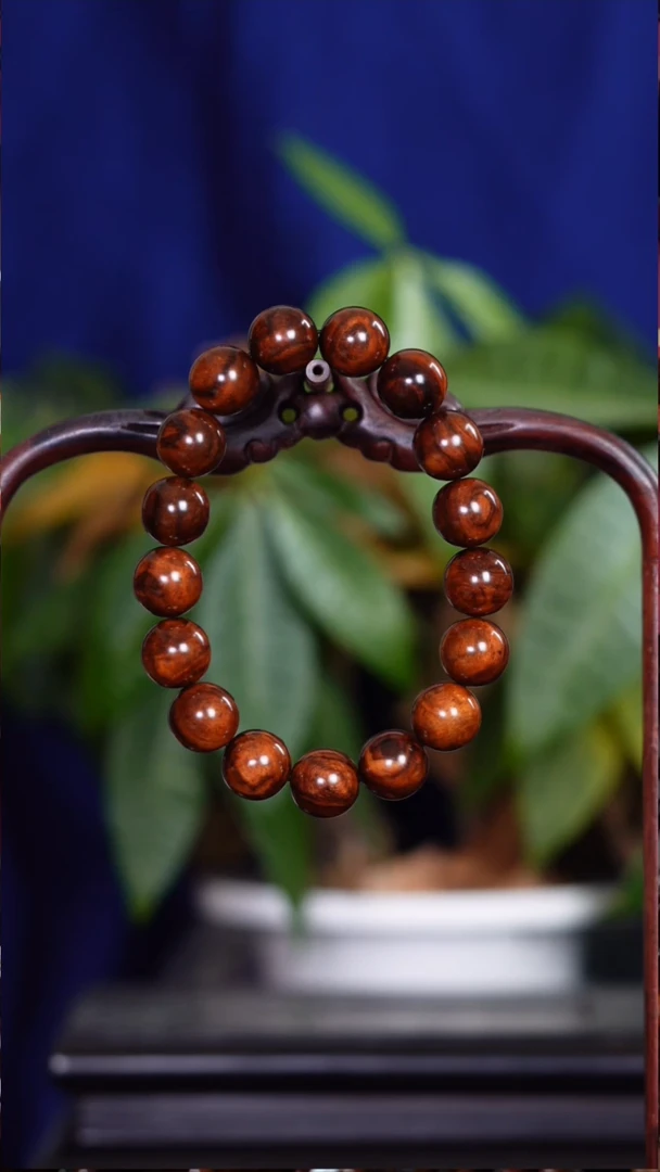 手串/手链黄花梨/降香黄檀老料紫油梨顺纹1.3