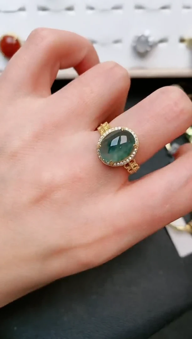 【闪购商品】翡翠戒指银S925镶嵌.....