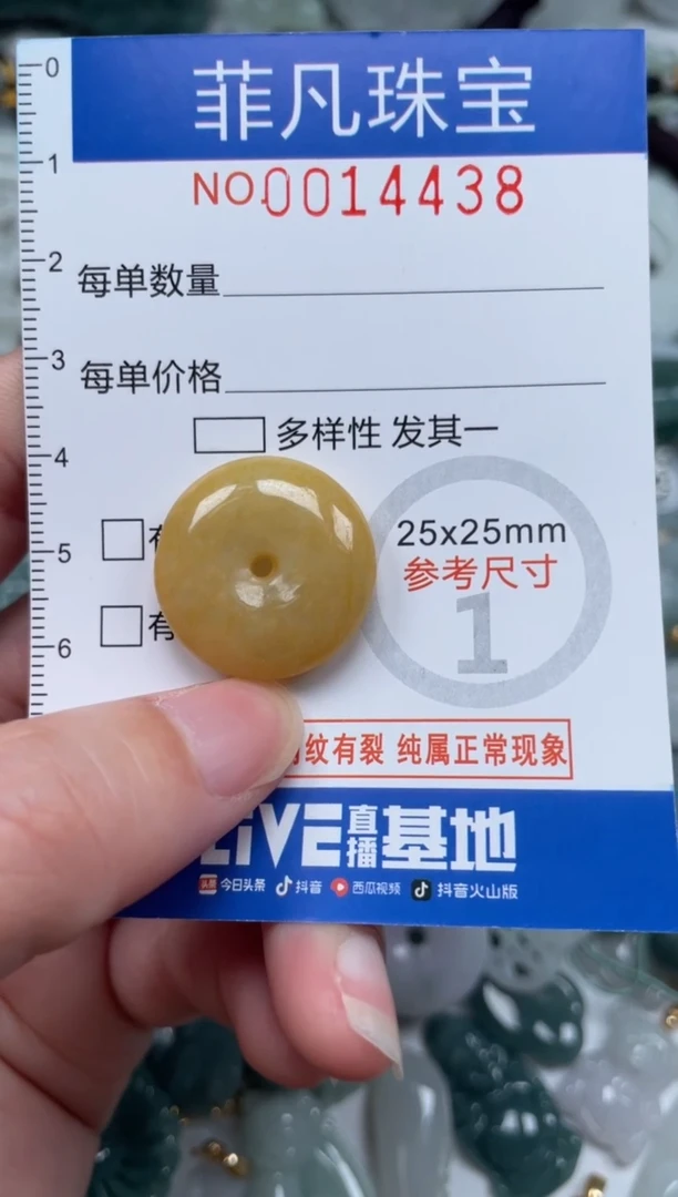 颈饰未镶嵌翡翠14438