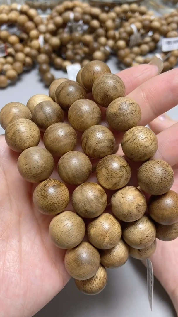 手串沉香文莱圆珠单圈1.5留疤多样性发其一