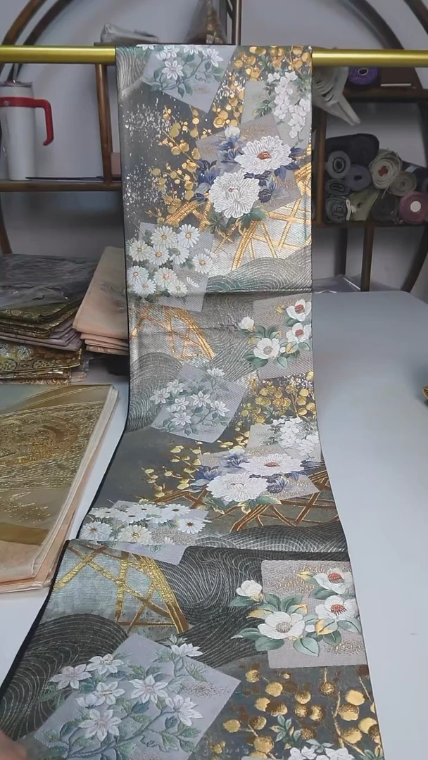 【闪购商品】织绣42西阵织六通牡丹