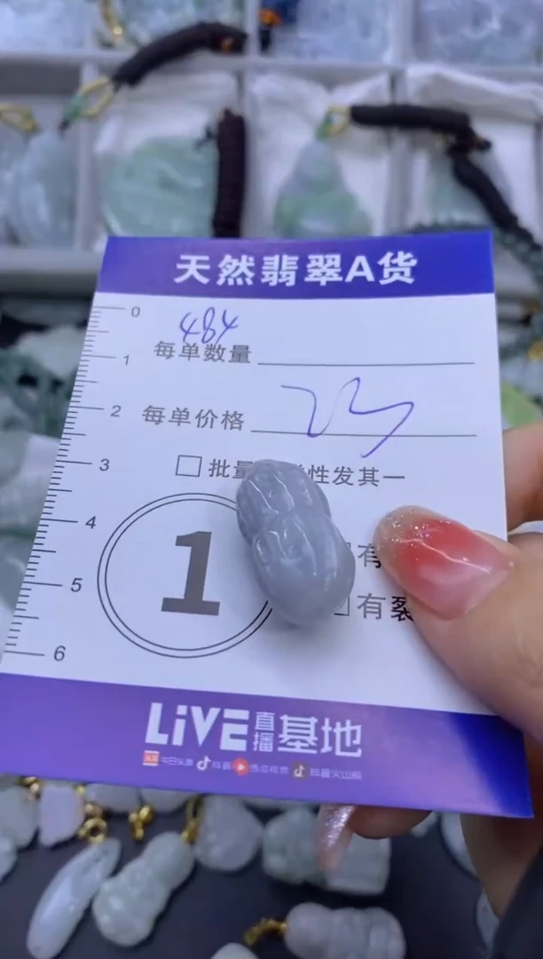 颈饰未镶嵌翡翠天然翡翠A货批量多样性发一件