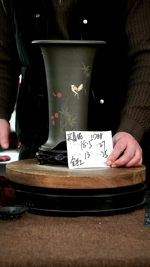 【闪购商品】紫砂花盆11788+s宜兴紫砂花盆