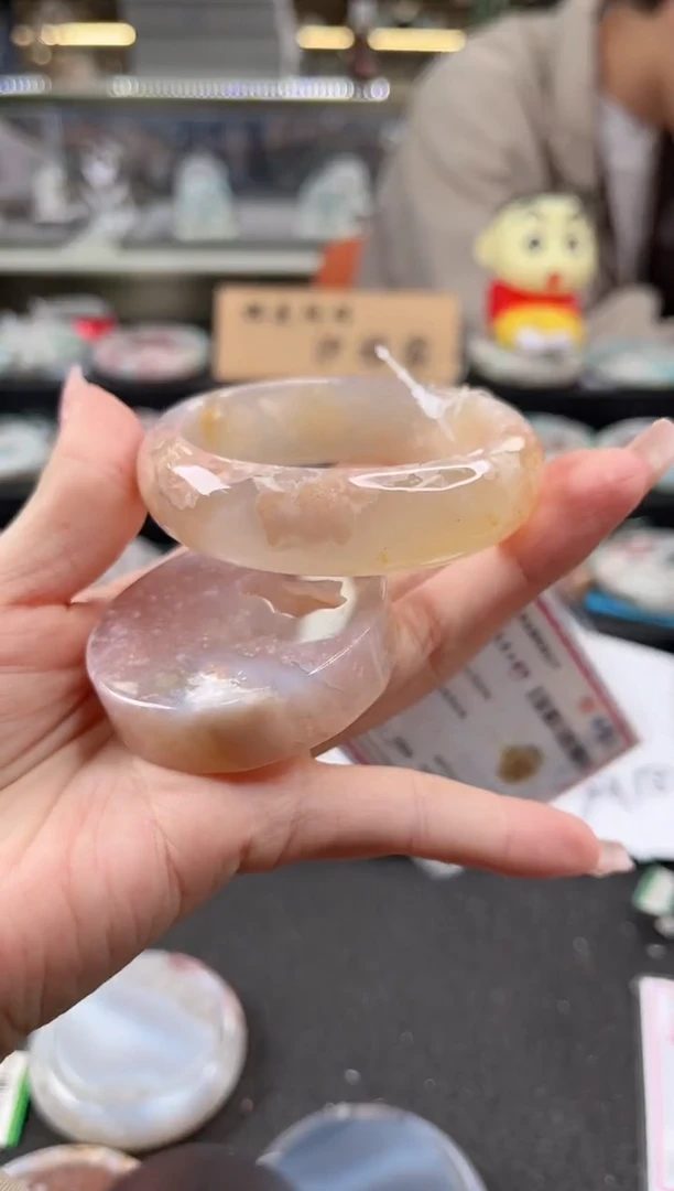未镶嵌手镯石英质玉54圈口（赠品镯心）314404
