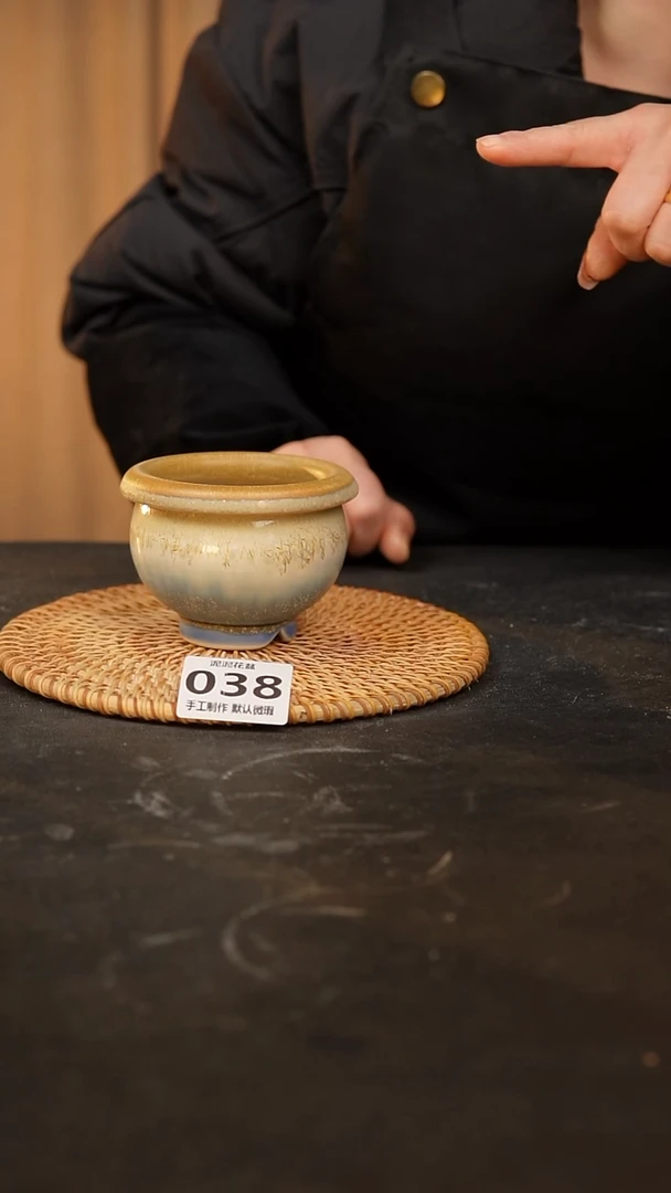 【闪购商品】瓷片泥038泥手工花盆口7高7