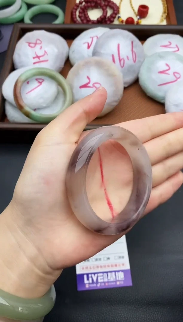 未镶嵌手镯石英质玉58+53/54