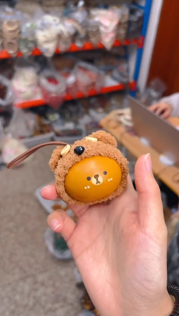 吊坠粉压象牙果小熊帽子葫芦挂件