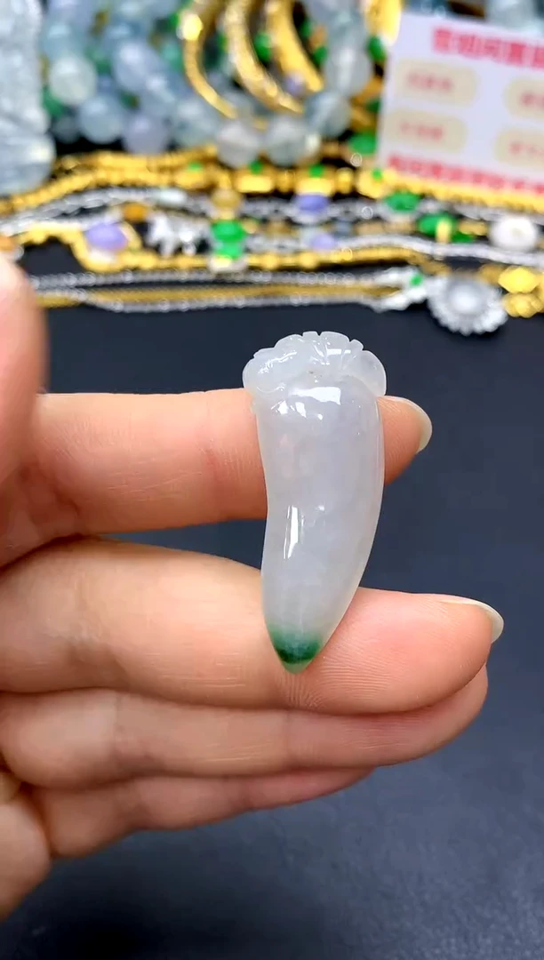 颈饰未镶嵌翡翠85-中国好珍宝