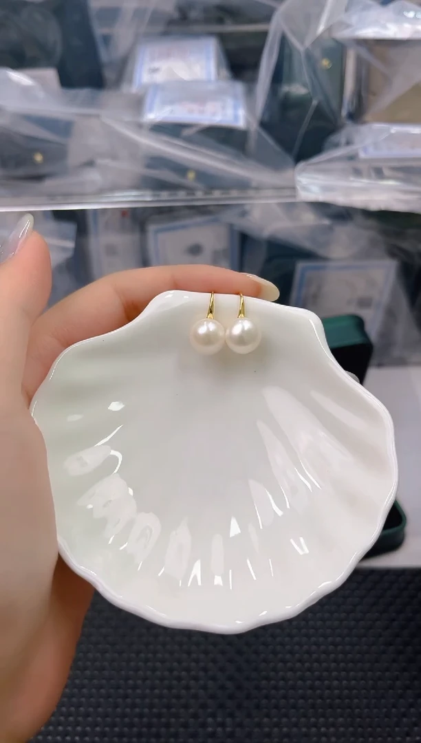 未镶嵌淡水珍珠耳饰ed1189